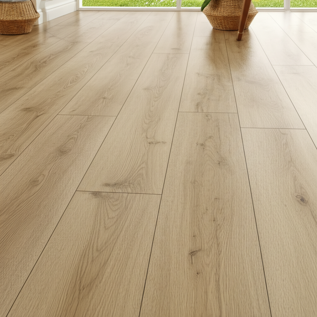 Wood-look vinyl flooring