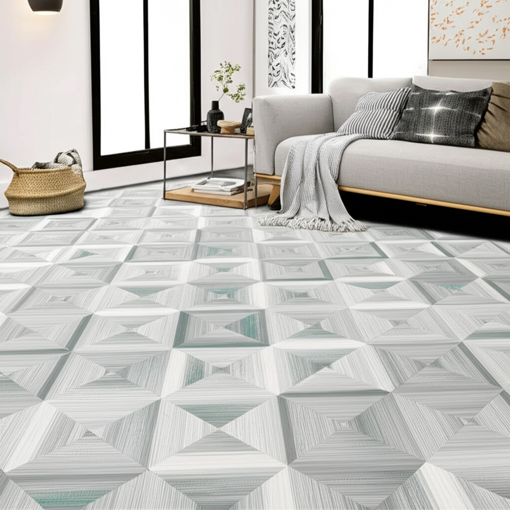 Pattern vinyl flooring