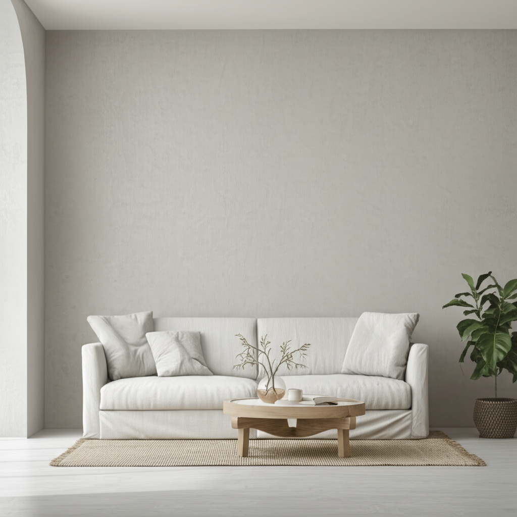Microcement in living spaces
